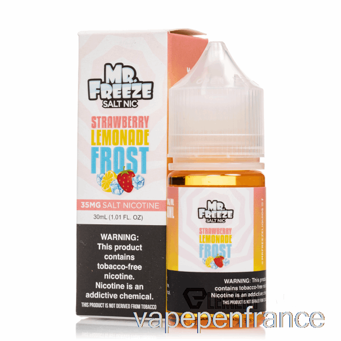 Givre De Limonade Aux Fraises - Mr Freeze Salts - 30 Ml 50 Mg Stylo Vape